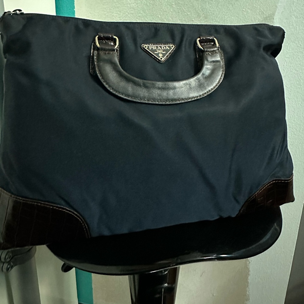Prada blue bag